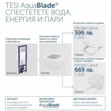 WC Комплект Connect TESI AQUABLADE