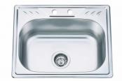 Санитарен фаянс Кухненски мивки Inter Ceramic Единична мивка алпака ICK 5443P