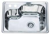 Санитарен фаянс Кухненски мивки Inter Ceramic Единична мивка алпака ICK 5645P