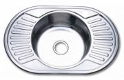 Санитарен фаянс Кухненски мивки Inter Ceramic Единична мивка алпака ICK D7750A