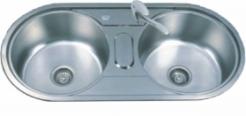 Санитарен фаянс Кухненски мивки Inter Ceramic Двойна мивка алпака ICK A10048А